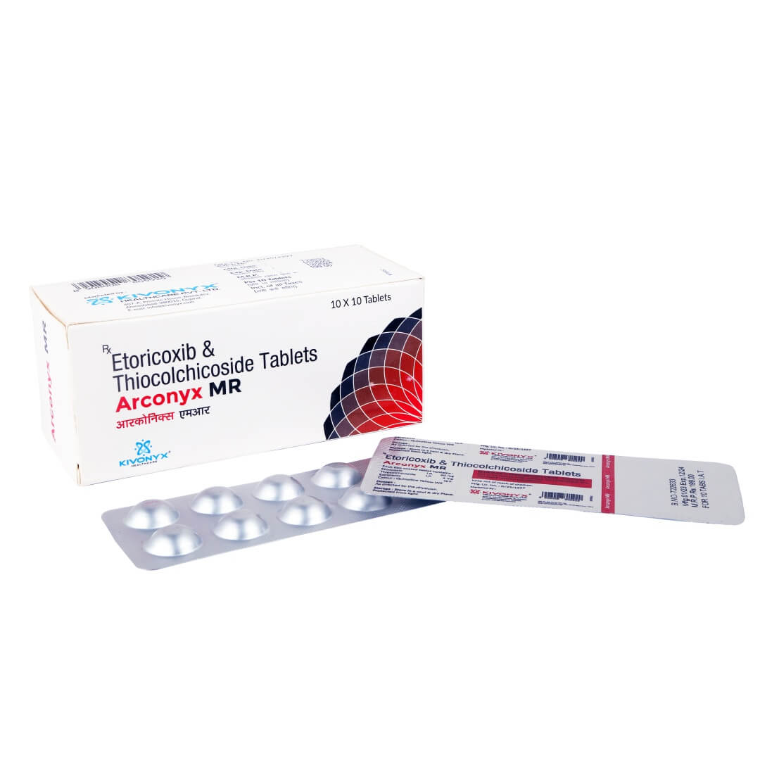 Etoricoxib 60 mg + Thiocolchicoside 4 mg Tablet