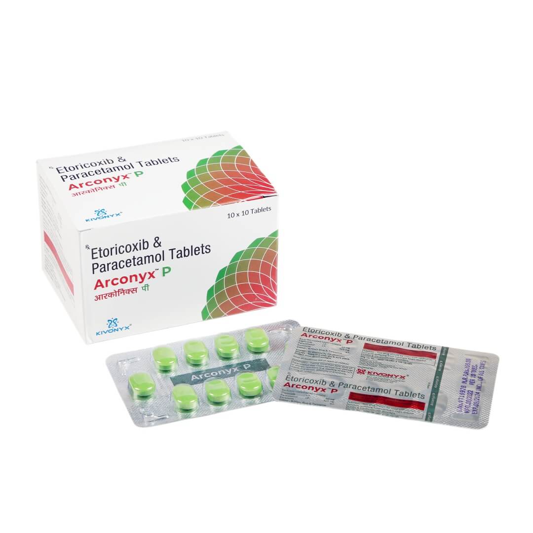 Etoricoxib 60 mg + Paracetamol 325 mg Tablet