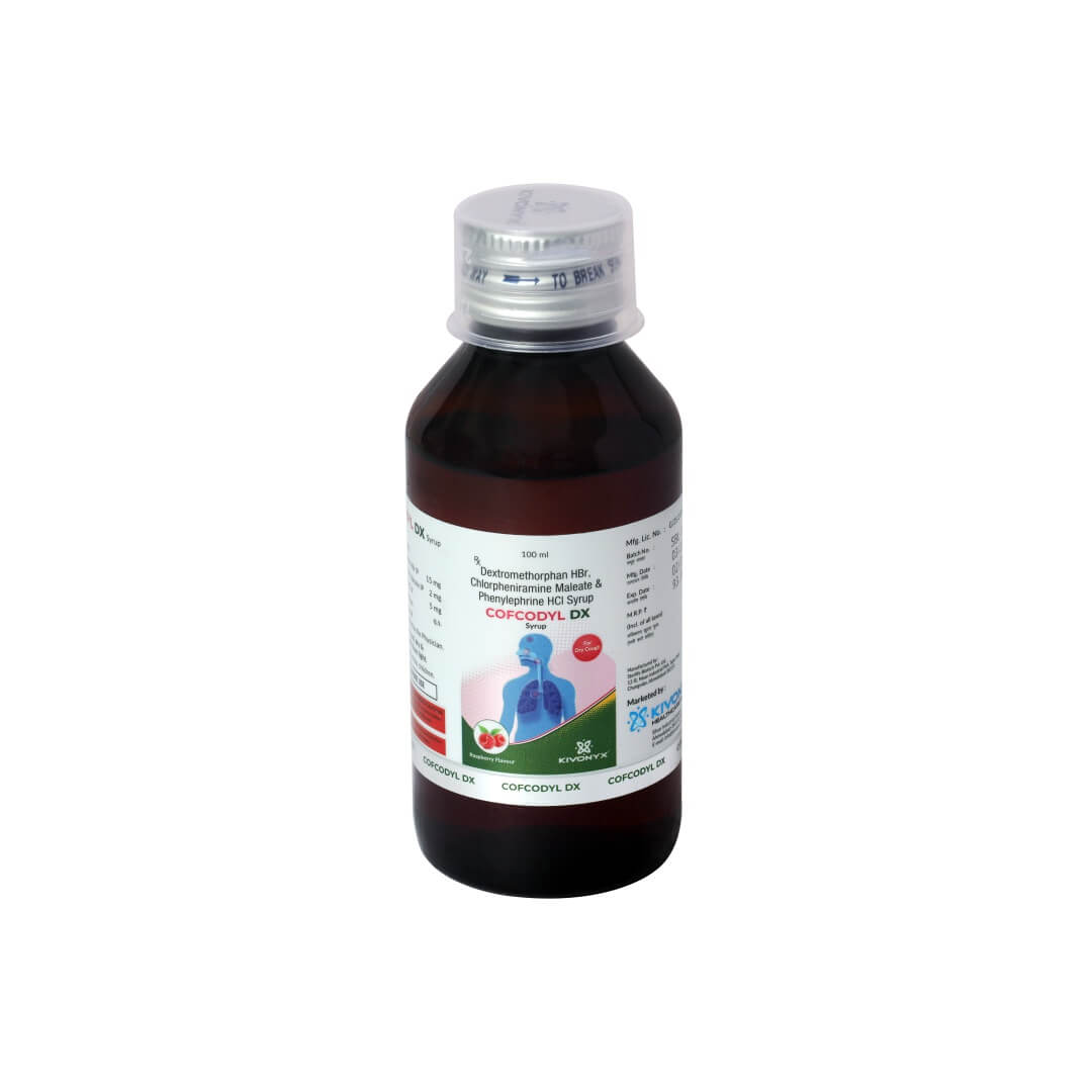 Dextromethorphan HBr 15 mg + Chlorpheniramine Maleate 2 mg + Phenylephrine HCl 5 mg Syrup