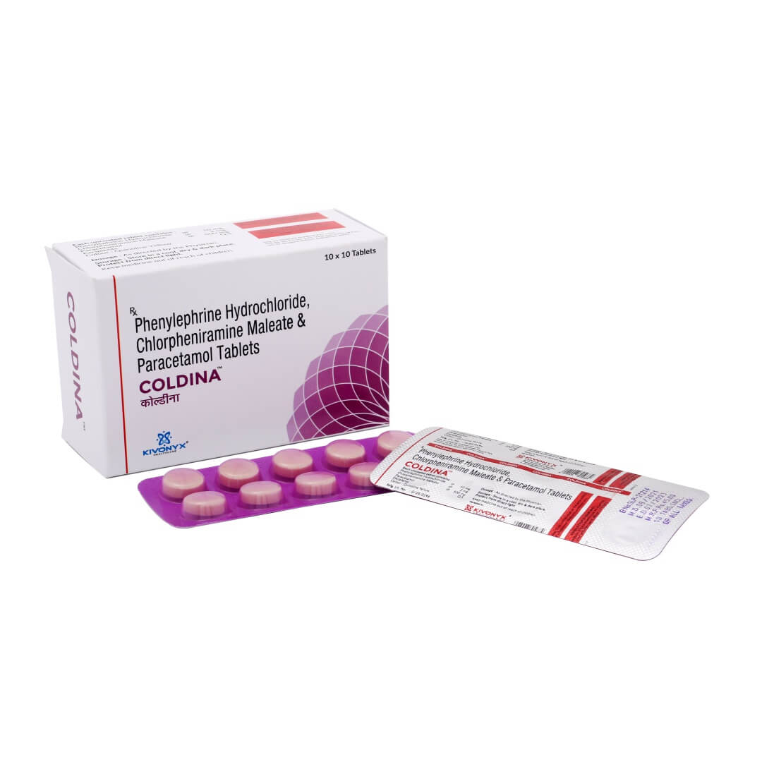 Phenylephrine Hydrochloride 10 mg + Chlorpheniramine Maleate 2 mg + Paracetamol 500 mg Tablet