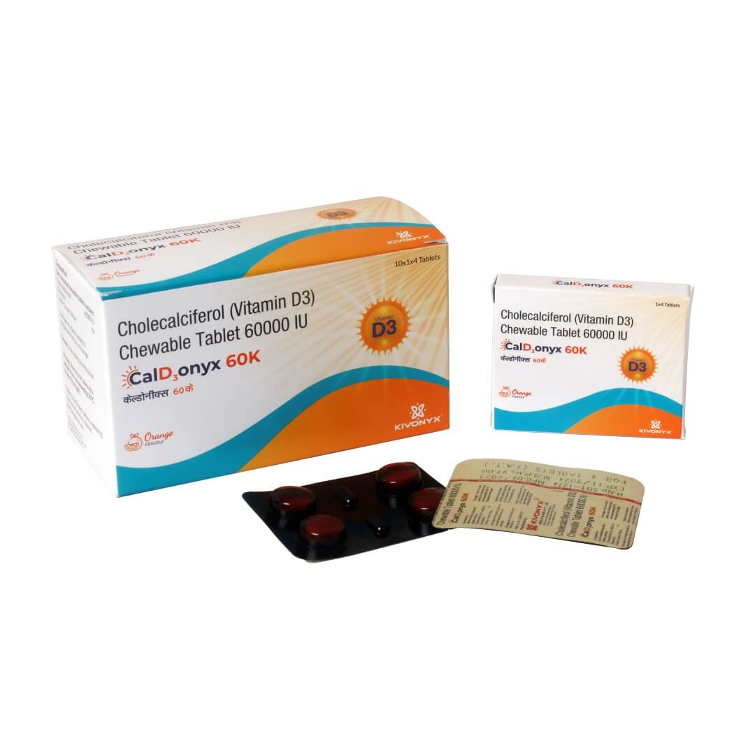 Cholecalciferol (Vitamin D3) Chewable Tablet 60000 IU