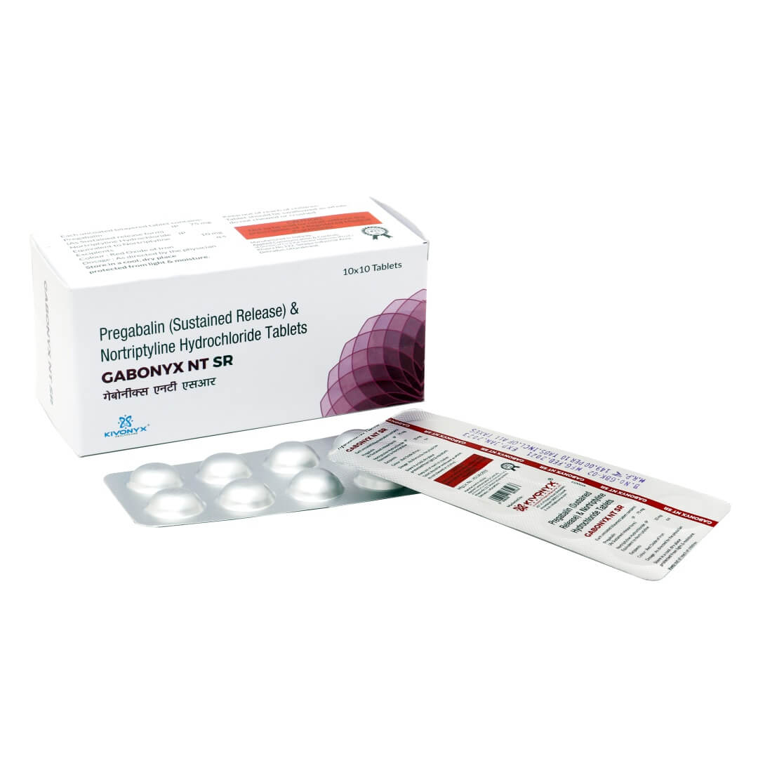 Pregabalin 75 mg (SR) + Nortryptiline 10 mg Tablet