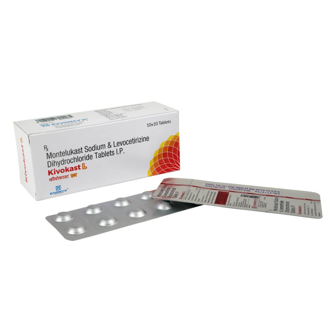 Montelukast 10 mg + Levocetirizine 5 mg Tablet