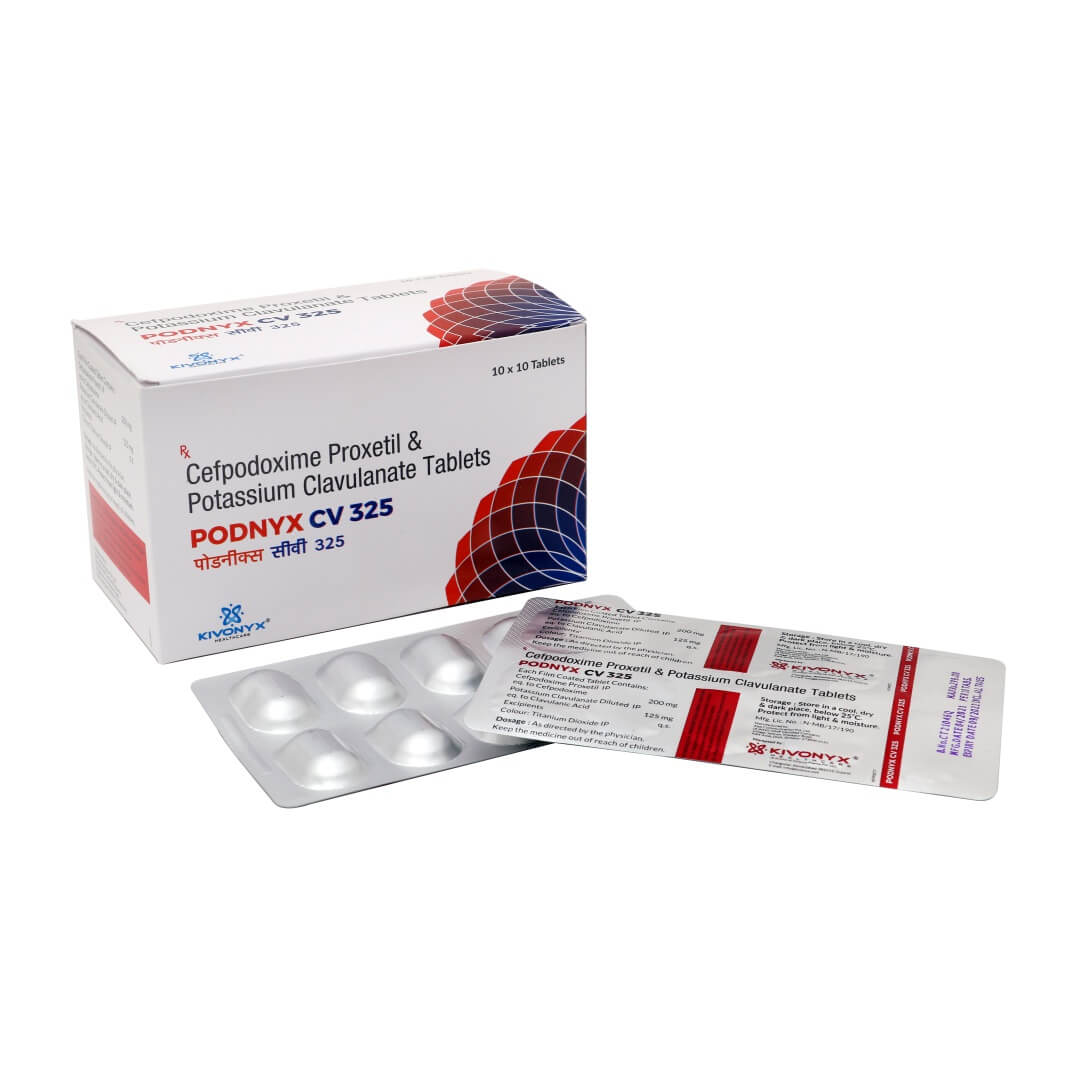 Cefpodoxime 200 mg + Potassium Clavulanate 125 mg Tablet