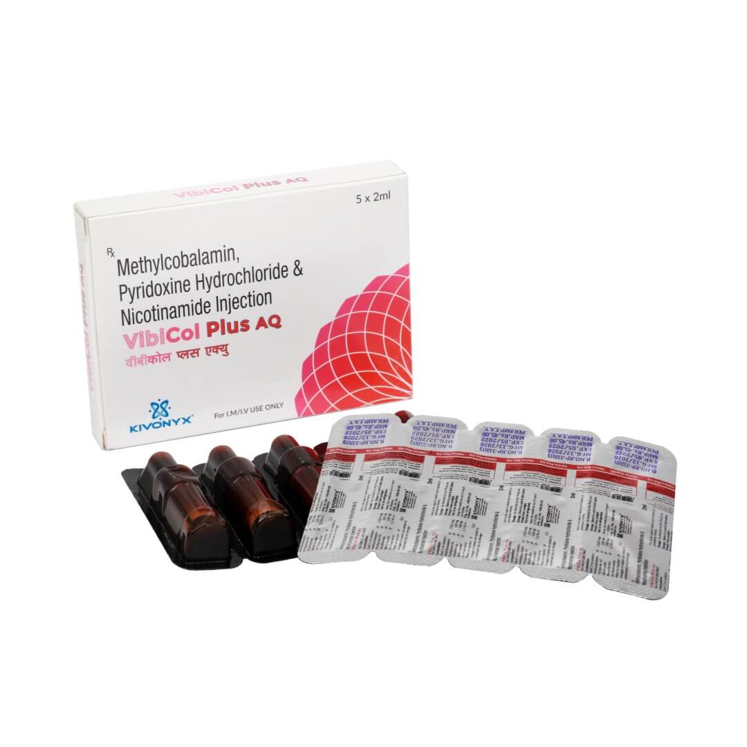 Mecobalamin 1500 mcg + Nicotinamide 100 mg + Pyridoxine 100 mg Ampoule