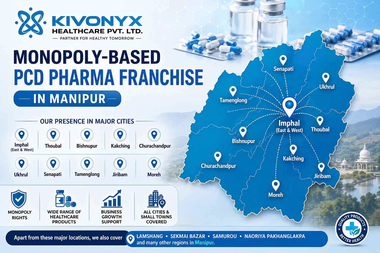 Monopoly-Based PCD Pharma Franchise in Manipur